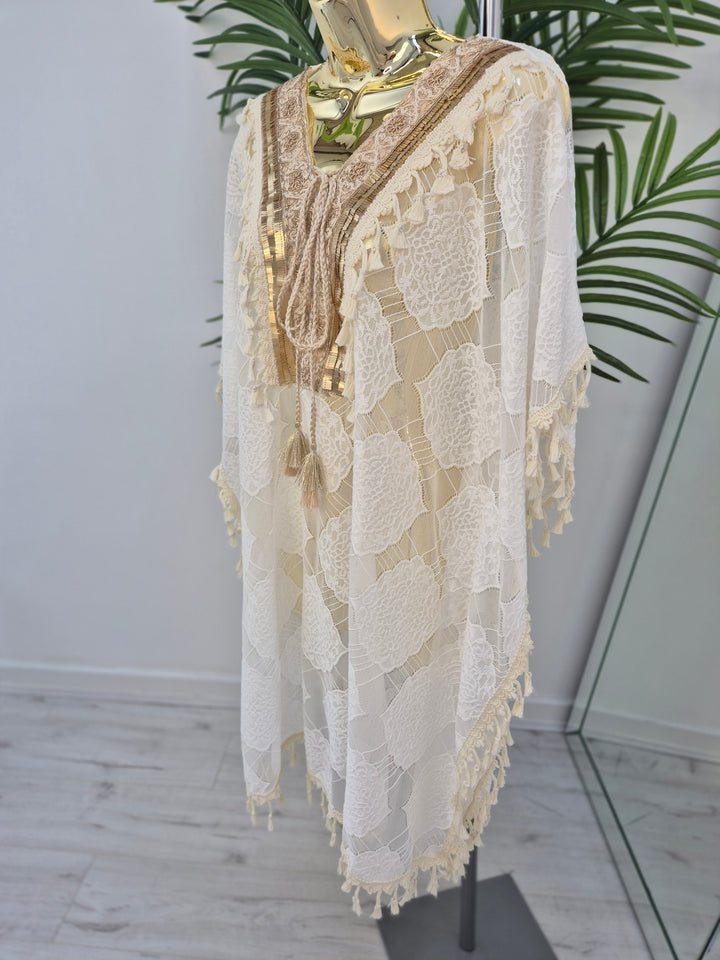 Marbella Tasselled Beach Dress - (choose your Colour) - (One Size - fits up to Size 16)