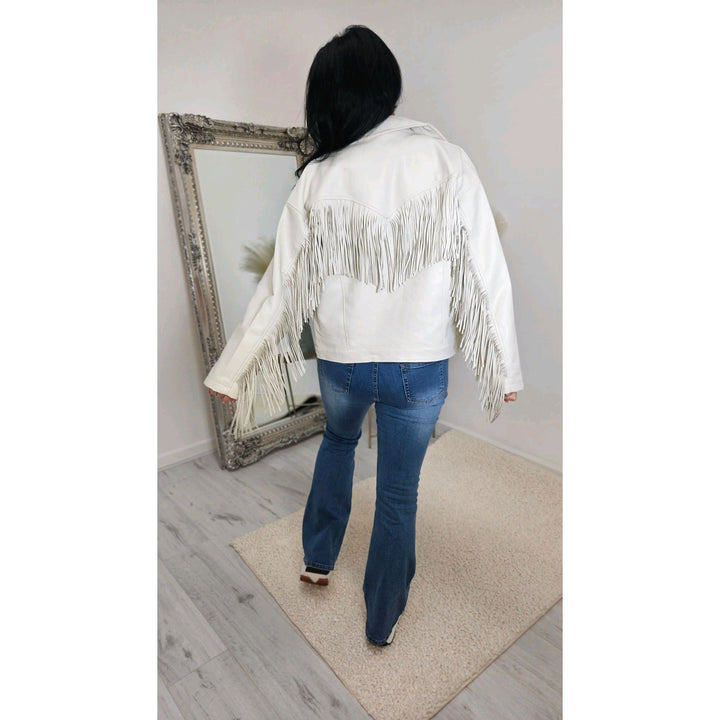 Francesca Fringed Jacket - (choose your Colour & Size)