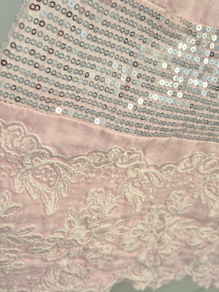 Linen Sequin Co-ord Set (2 Piece) - (One Size, fits from Size 12 to Size 16/18) - (Choose your Colour)