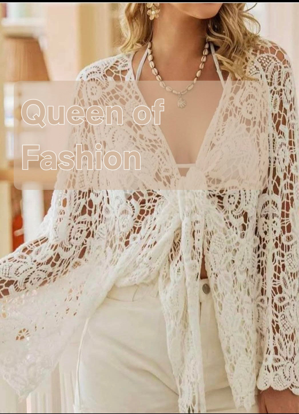 Tuscan Crochet Shrug/Cardigan - (choose your Colour) - (Curvy)