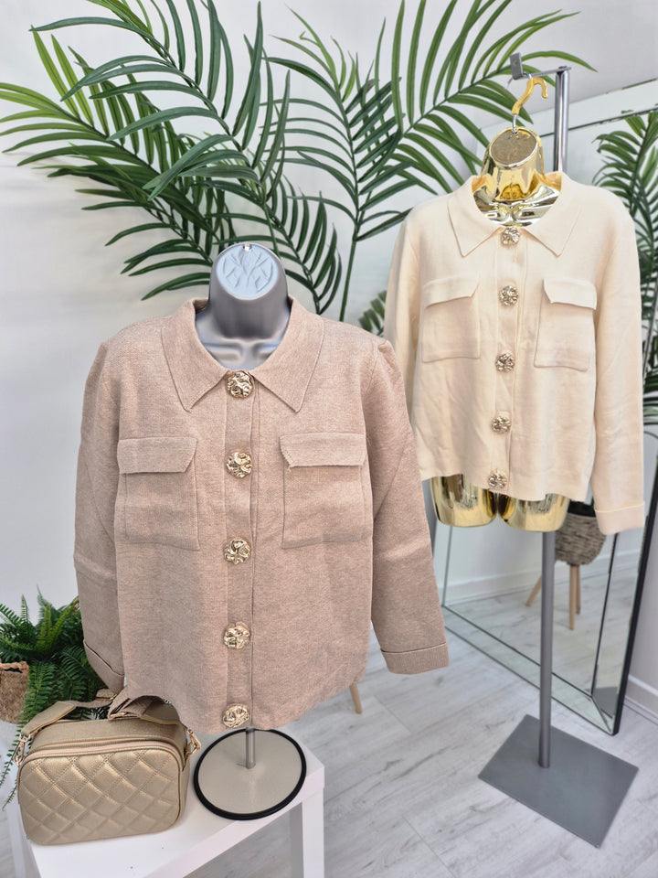 Baroque Buttoned Jacket/Cardigan - (choose your Colour & Size)