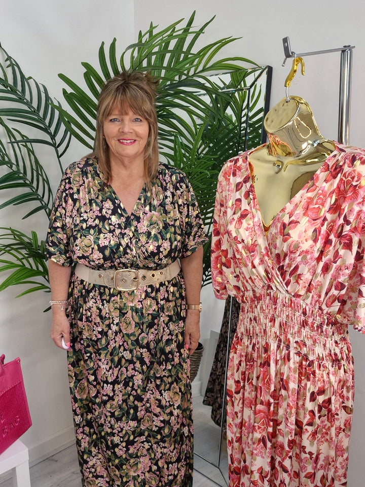 Lisbon Floral Maxi Dress - (choose your Colour)