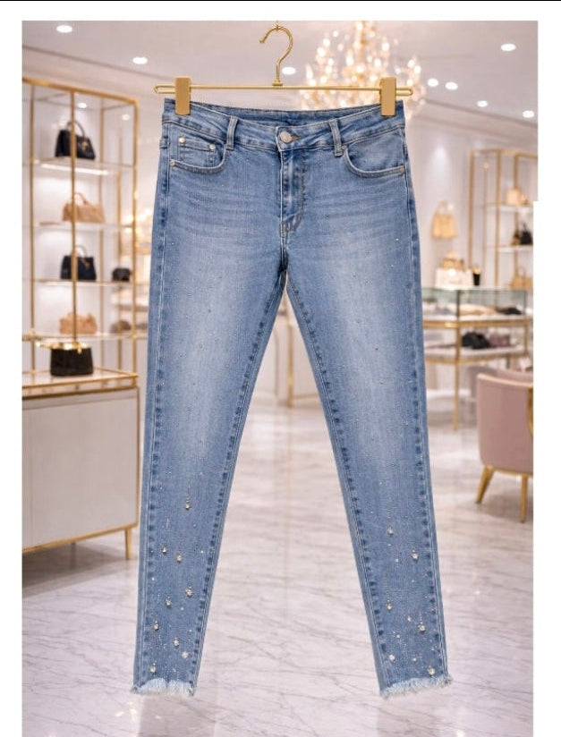 Alina Sparkly Ankle Grazers - Stonewashed (G Smack) - Stonewashed (choose your Size)