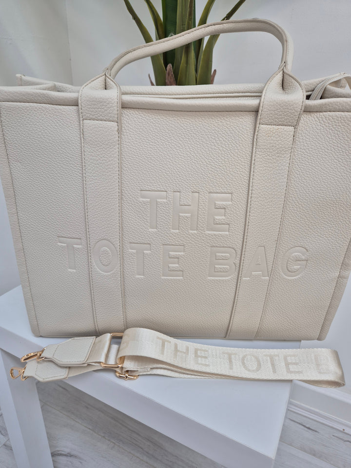 The Tote Bag - Extra Large Size - Creamy Beige