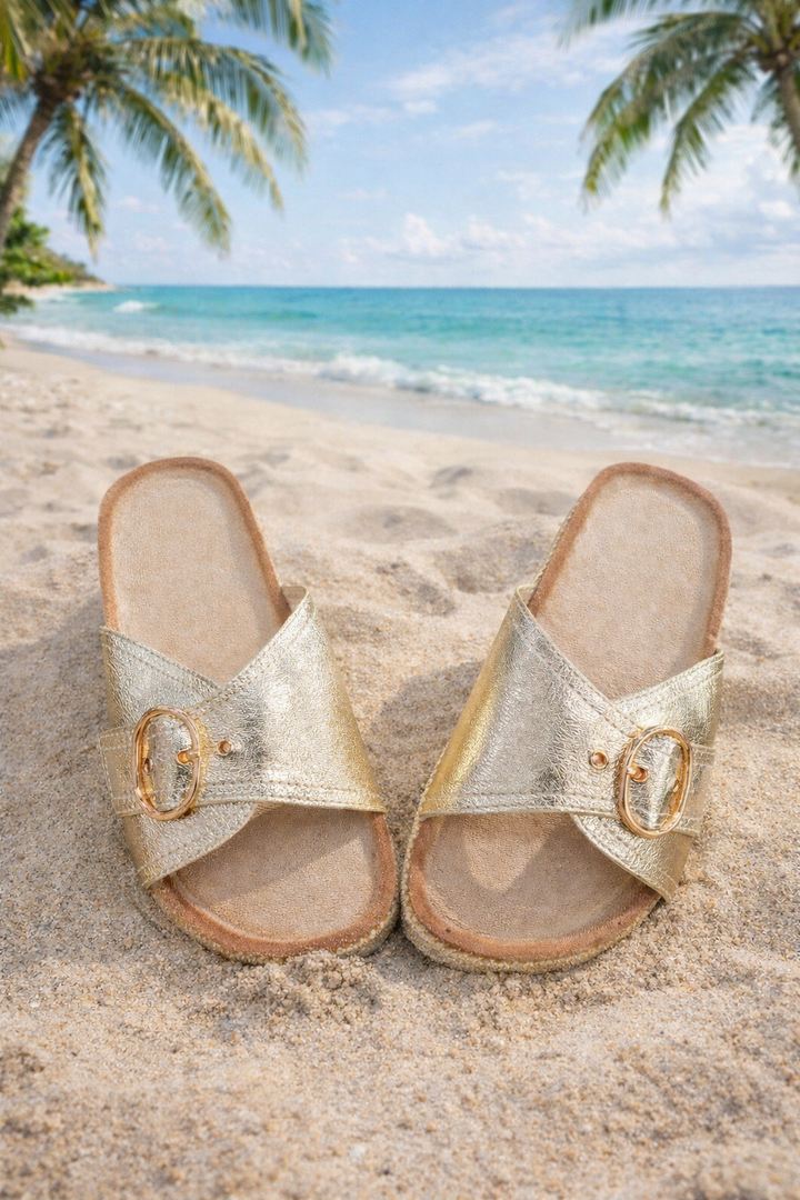 Es Cana Slider - Gold Metallic (choose your Size)