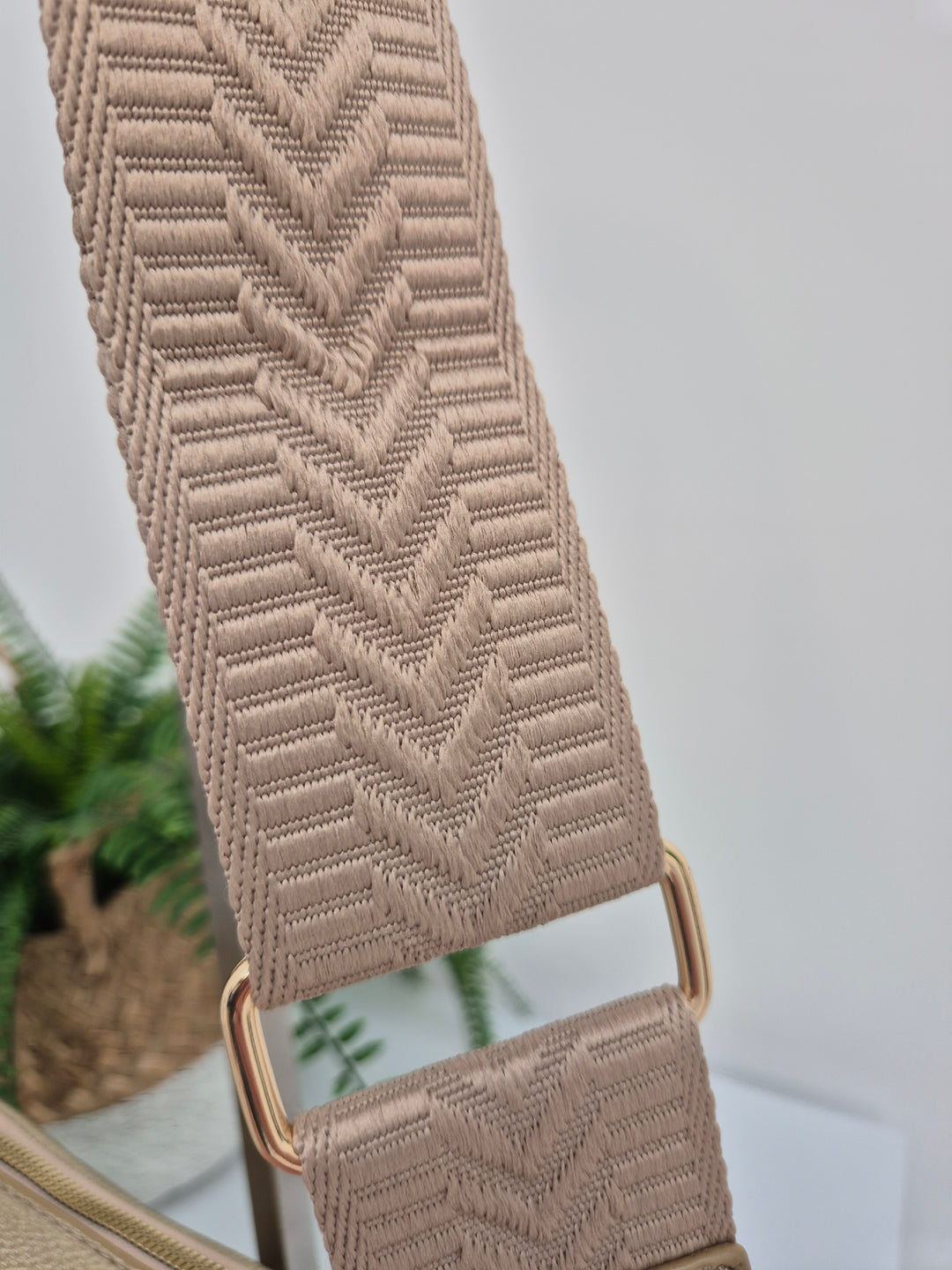 Diamond Quilted Bag - Metallic Gold (Gold Tone)