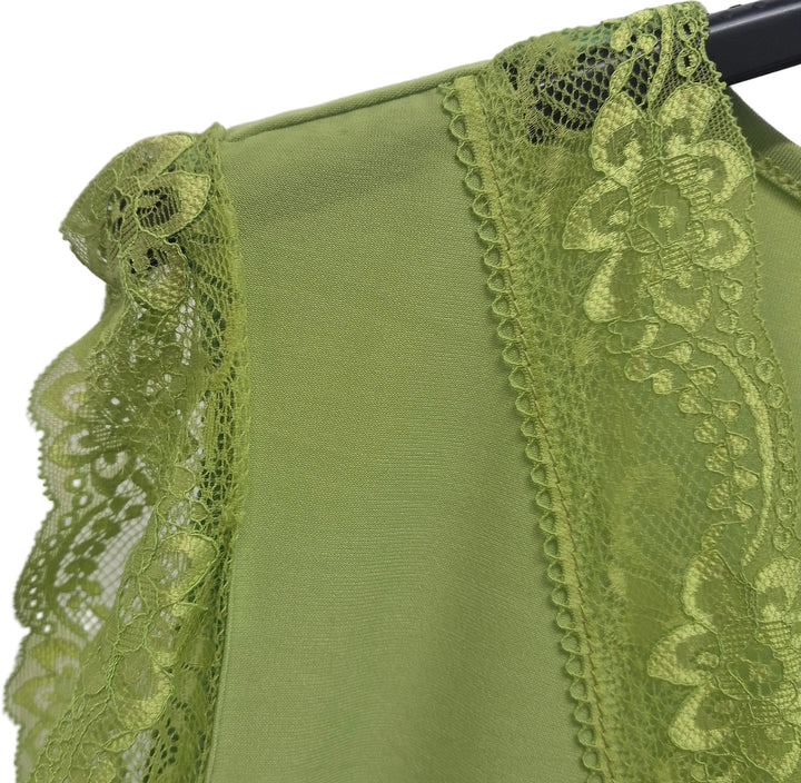 Linzi Lace Trim Top (fits Sizes 10 to Size 16) - (choose your Colour)