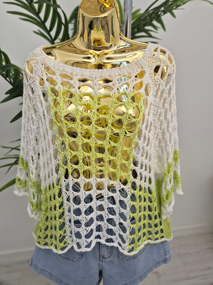 Elizabeth Crochet Top - Lime