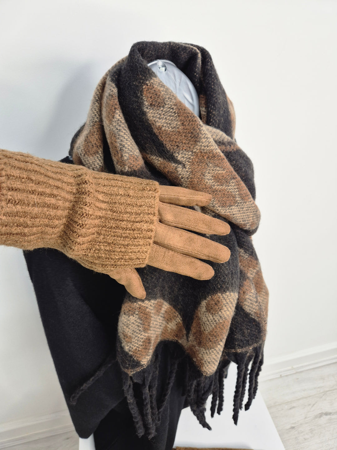 4 in 1 Gloves - Camel