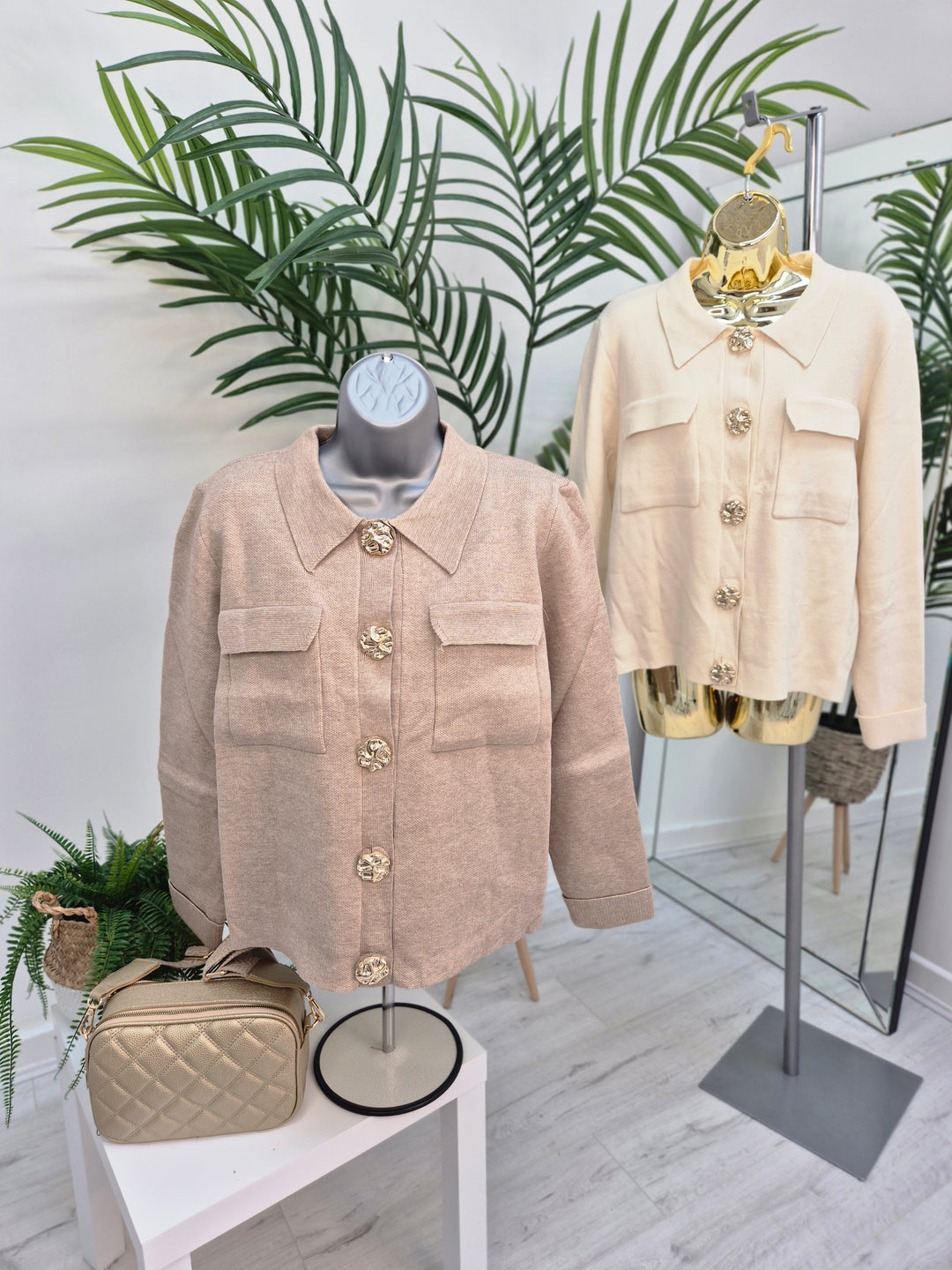 Baroque Buttoned Jacket/Cardigan - (choose your Colour & Size)