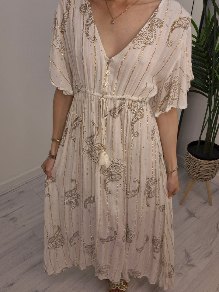 Bali Midi/Maxi Dress - Ivory