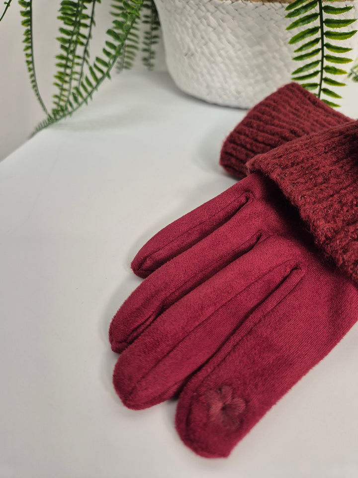 4 in 1 Gloves - Wine