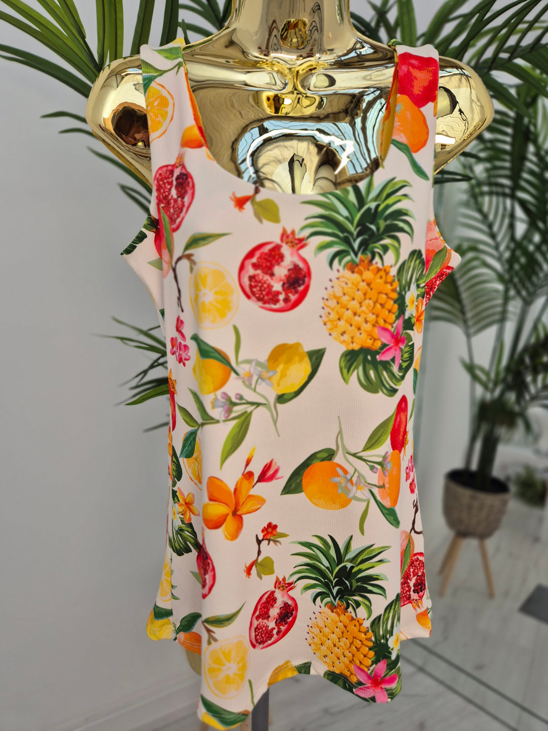 Double Layered Vest Top - Tropical