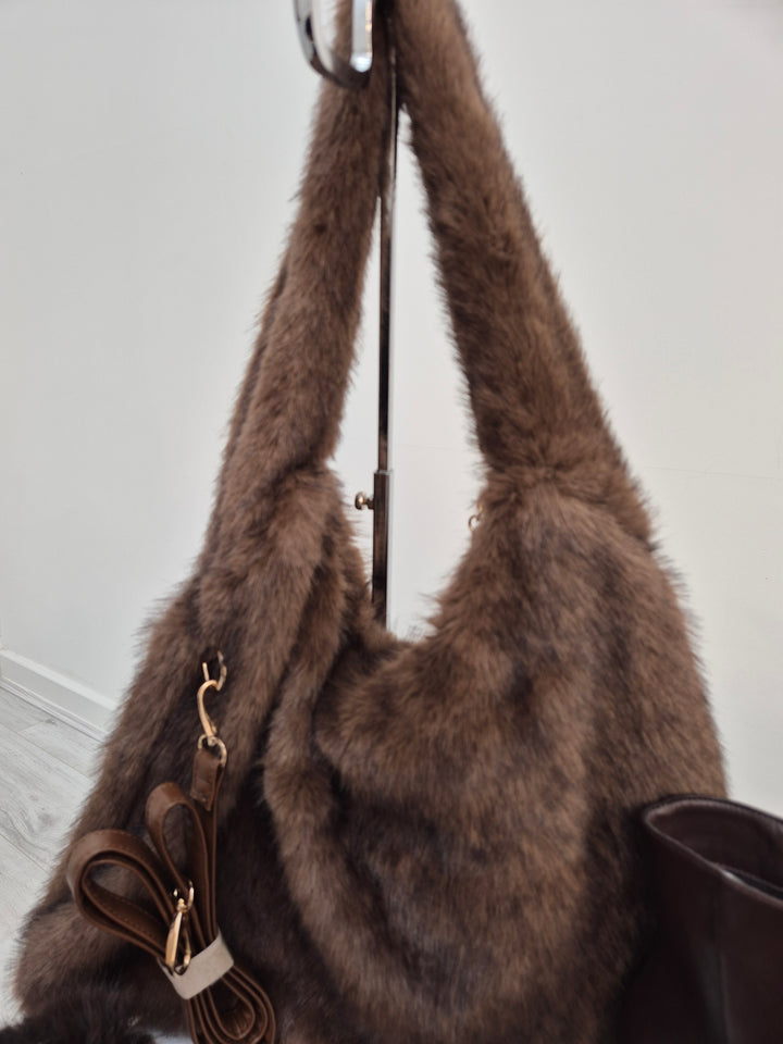 Oslo Hobo Bag - Chocolate (Large Size)