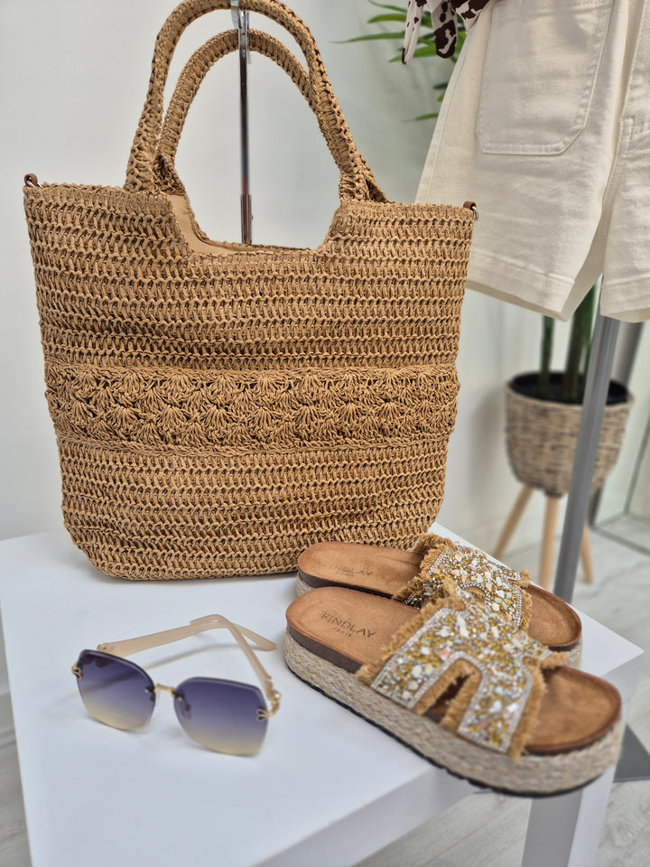 Sicily Raffia Bag - (choose your Colour)