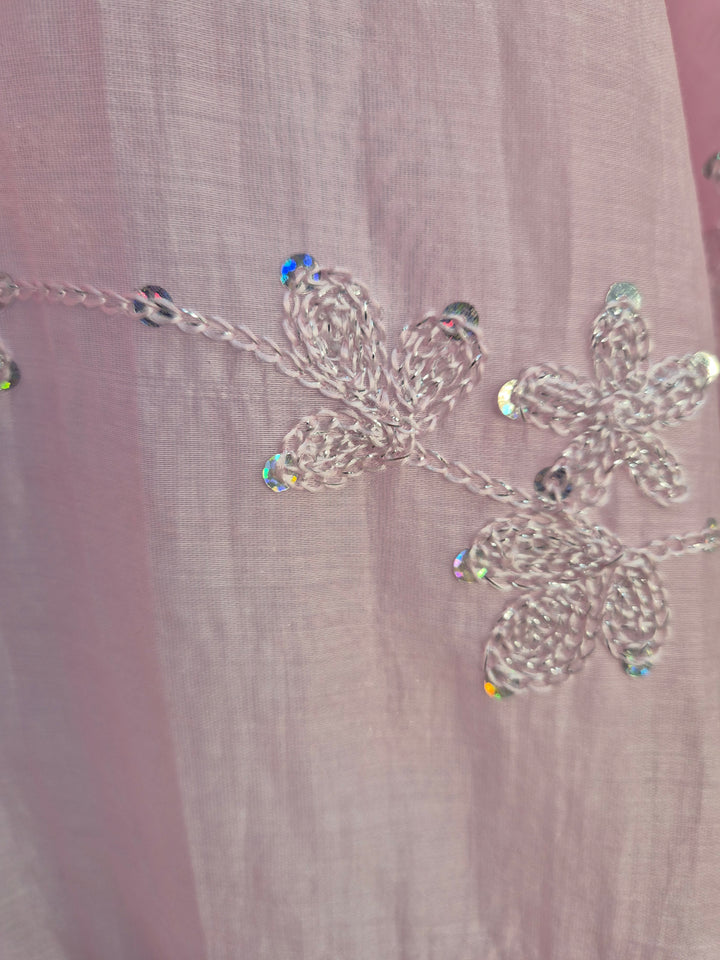 Patsy Puffball Sleeve Sparkly Blouse (One Size, fits from Size 10/12 up to Size 16) - Pink