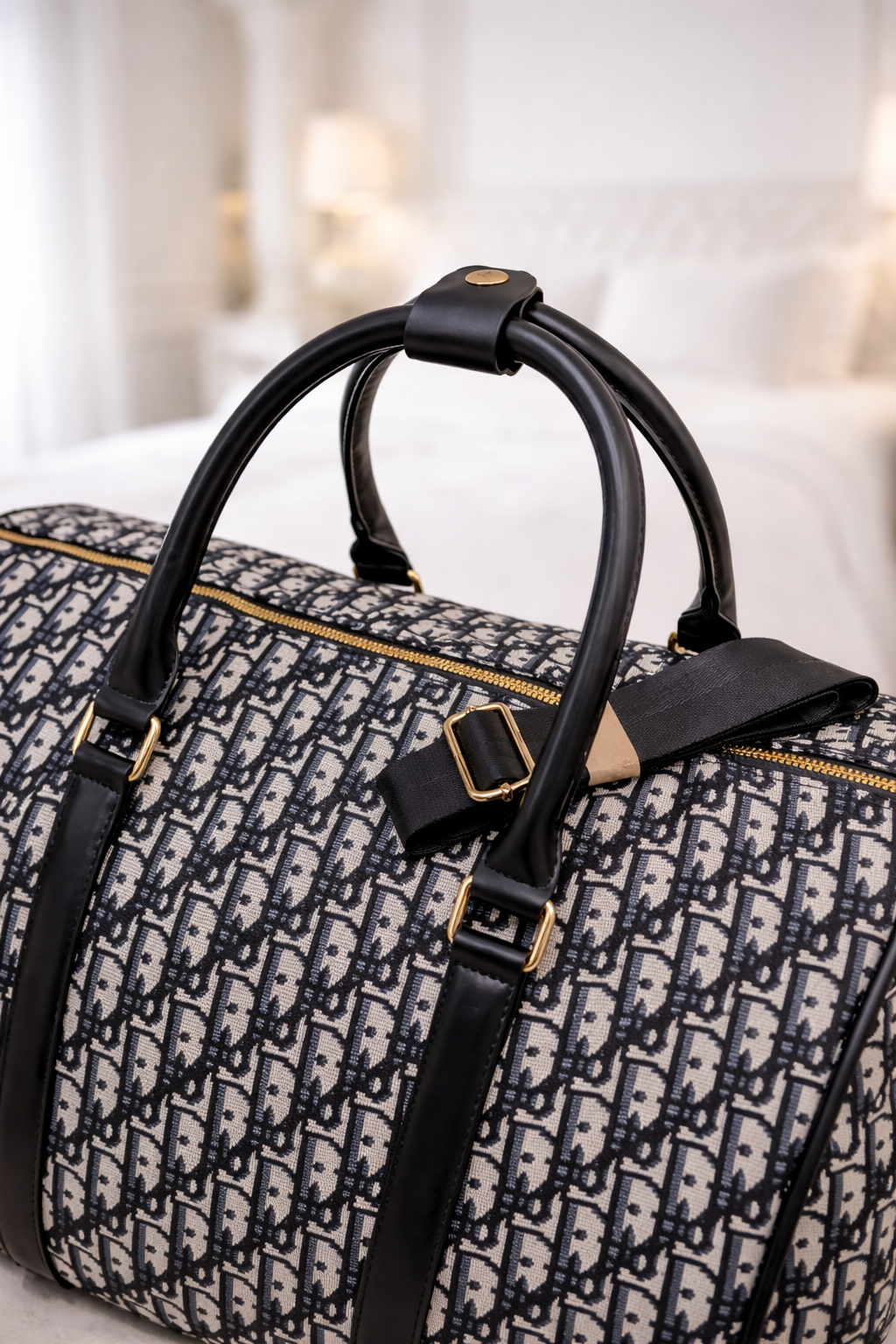 The Weekender - Overnight/Travel Bags - Black/Grey