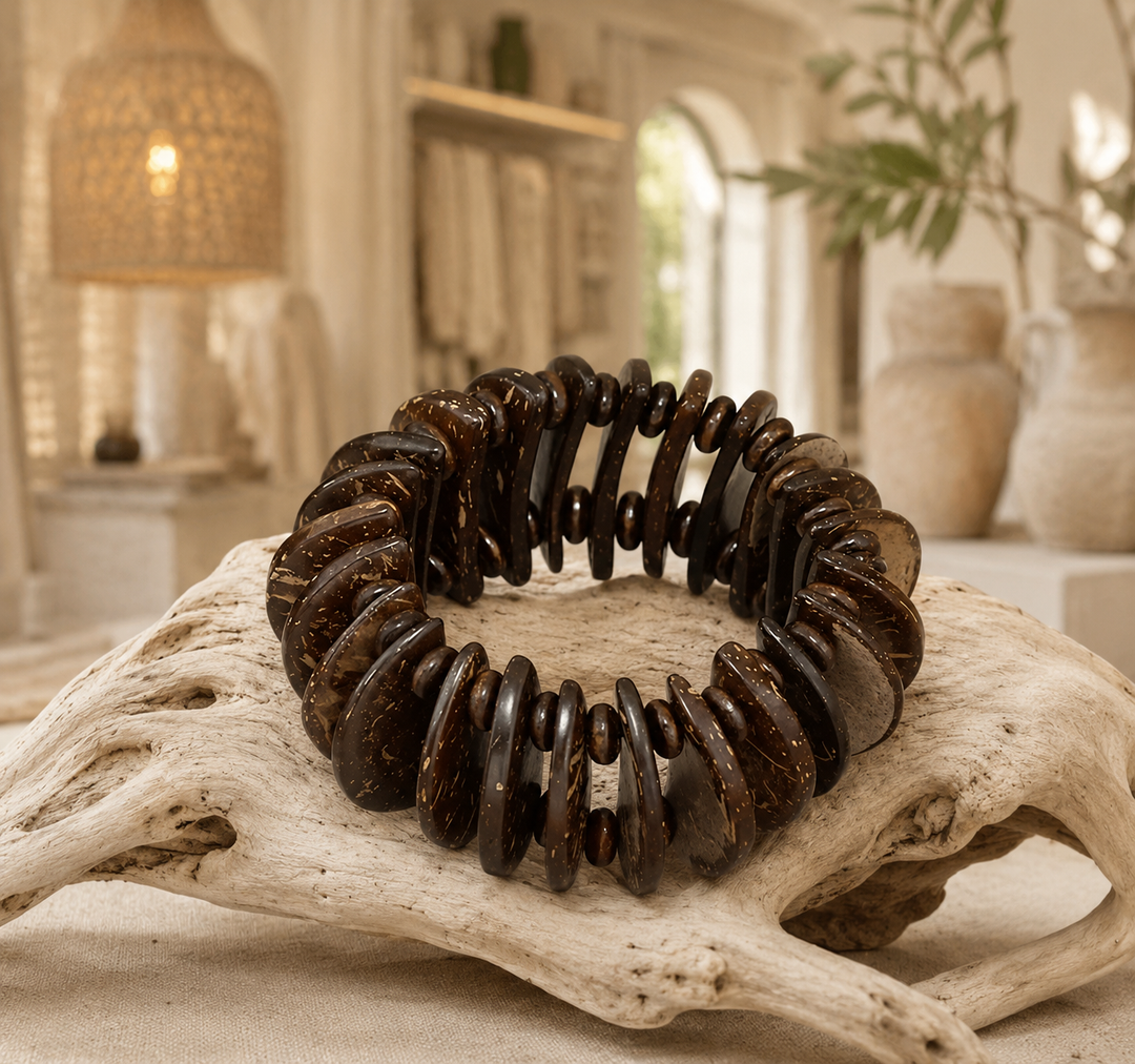 Beachlife - Driftwood Bracelet (Stretchy) - Chocolate