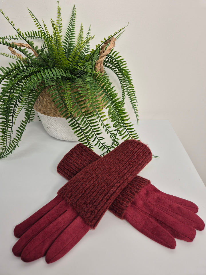 4 in 1 Gloves - Wine