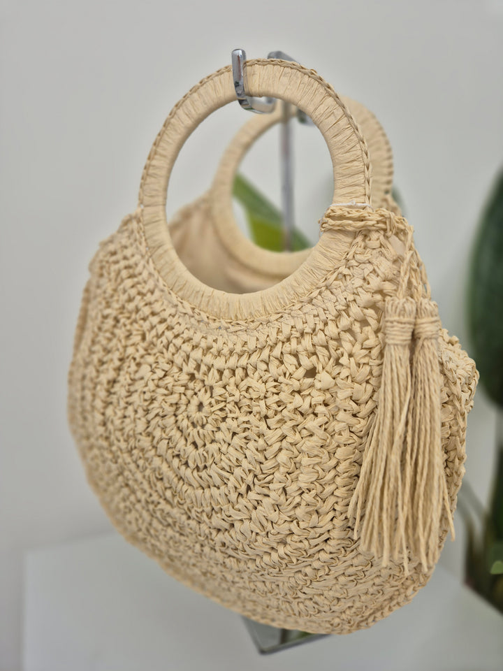Woven Raffia Bag - (choose your Colour)