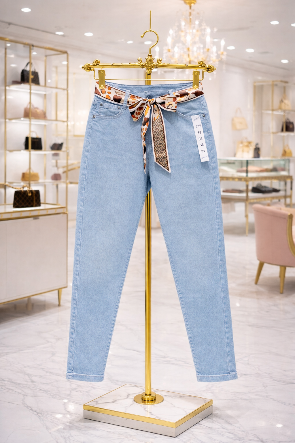 Mika Mom Jeans (G Smack) - Stonewashed (choose your Size)