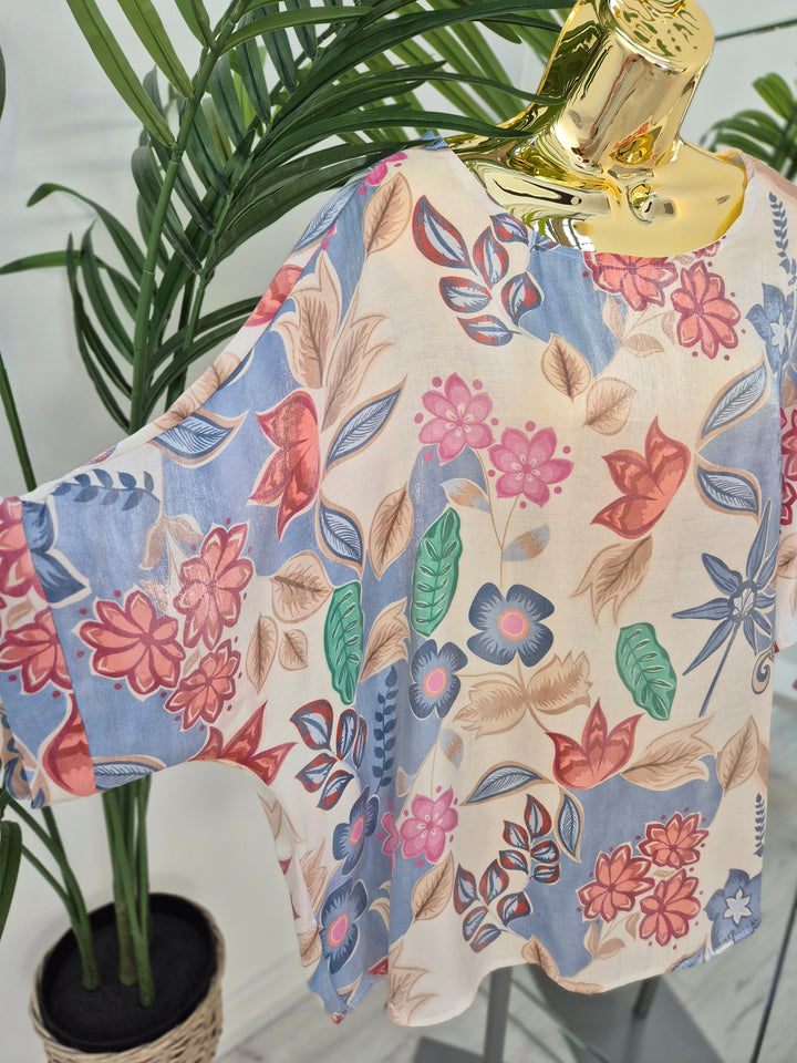 Ella Satin Top - (choose your Colour)