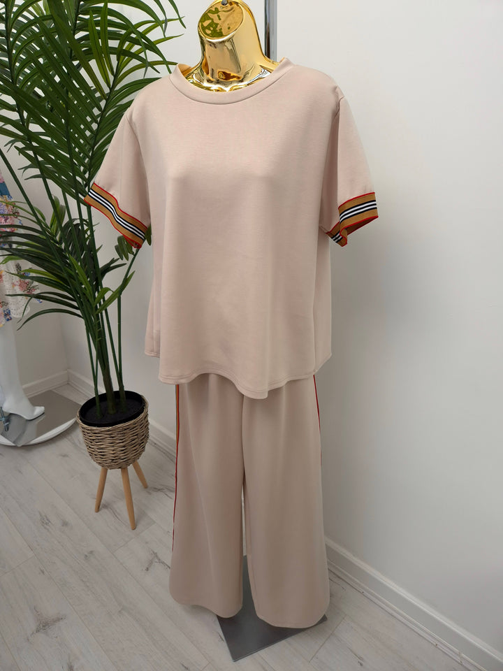 Barbara Co-ord Lounge Suit (2 Piece) - Beige