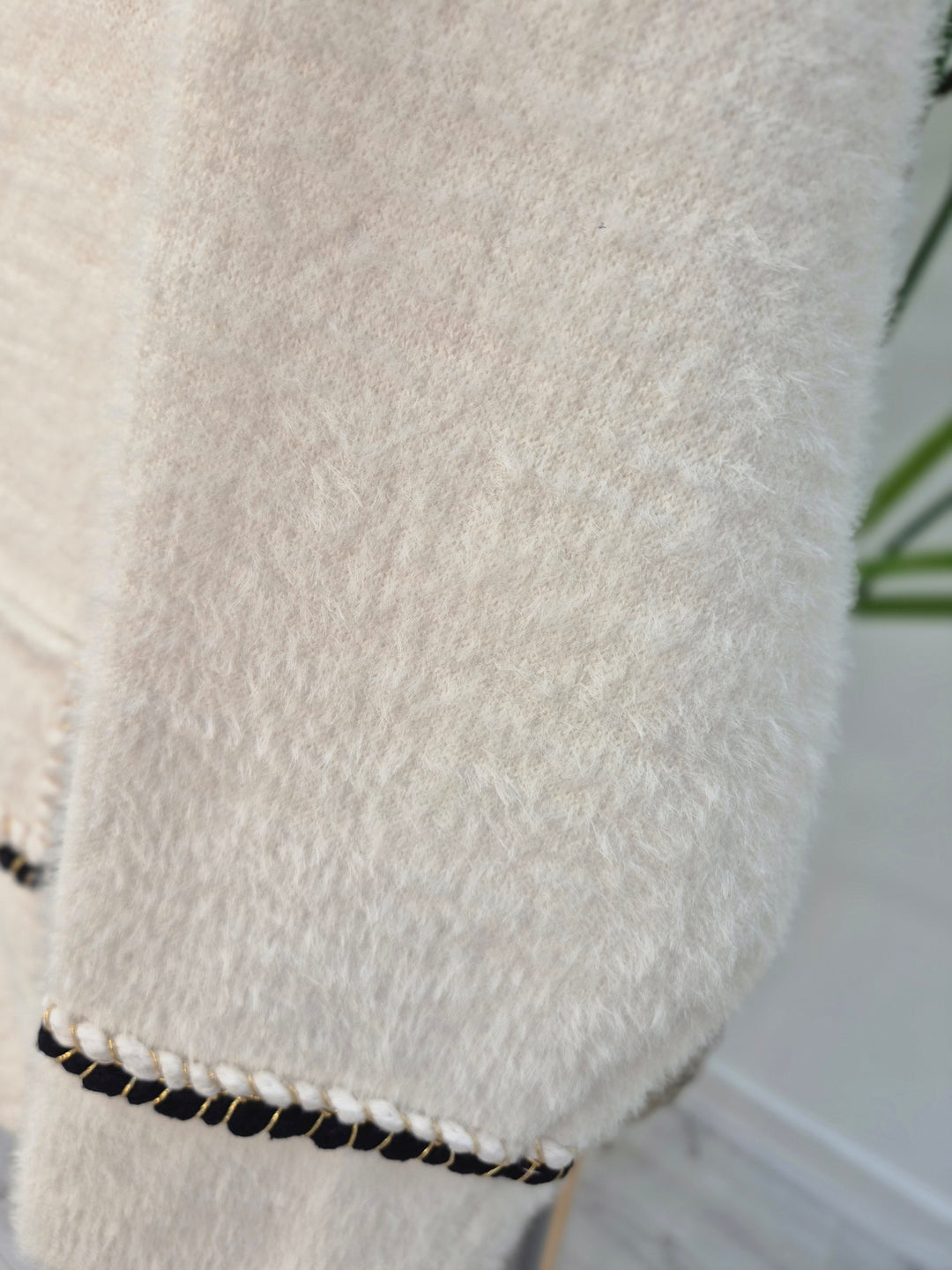 Coco Longline Jacket/Cardigan - Cream (One Size - fits from Size 10 up to Size 14/16)