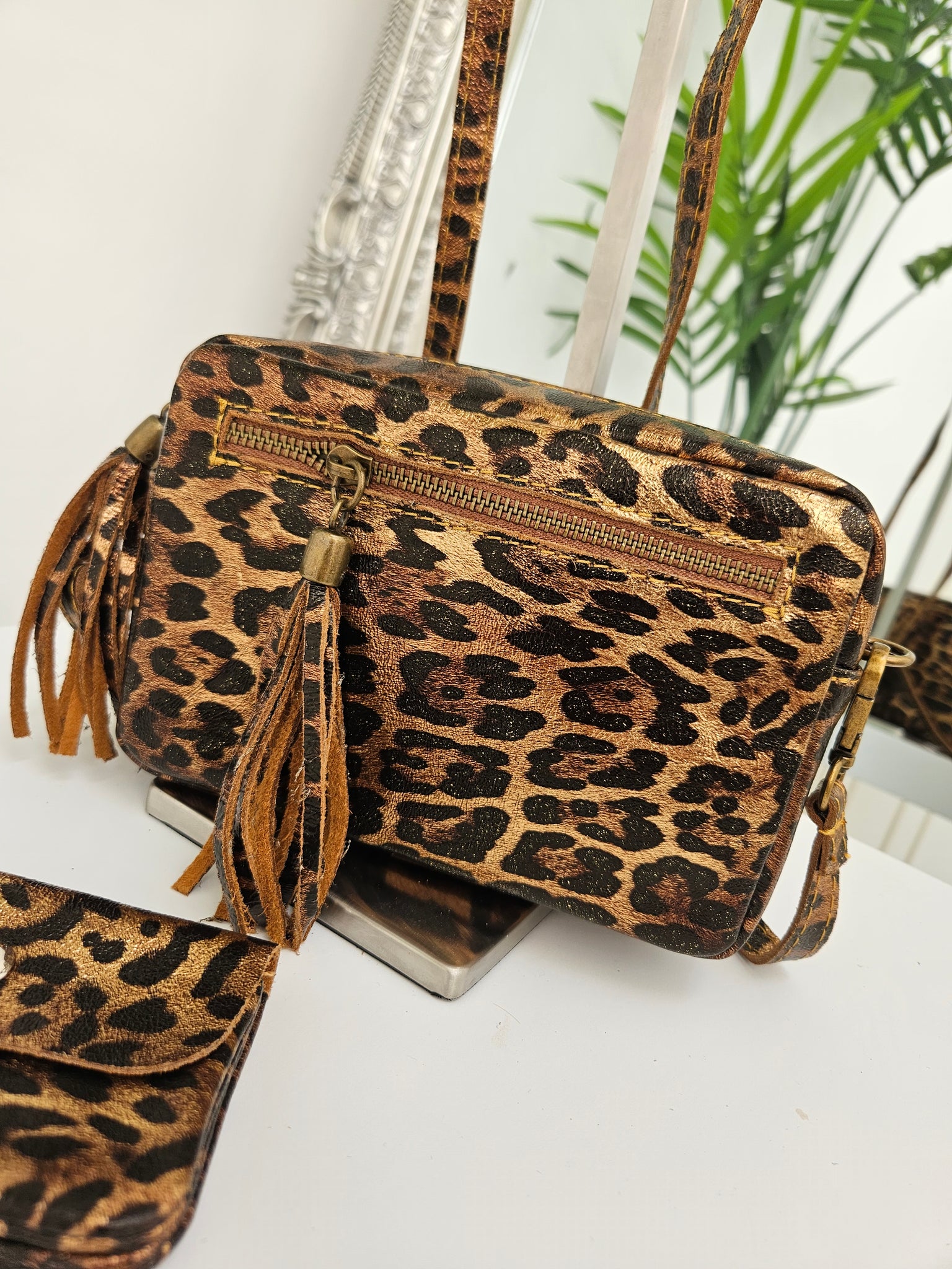 Leopard Cross Body Shoulder Bag Choose your Colour Queen Of Fashion