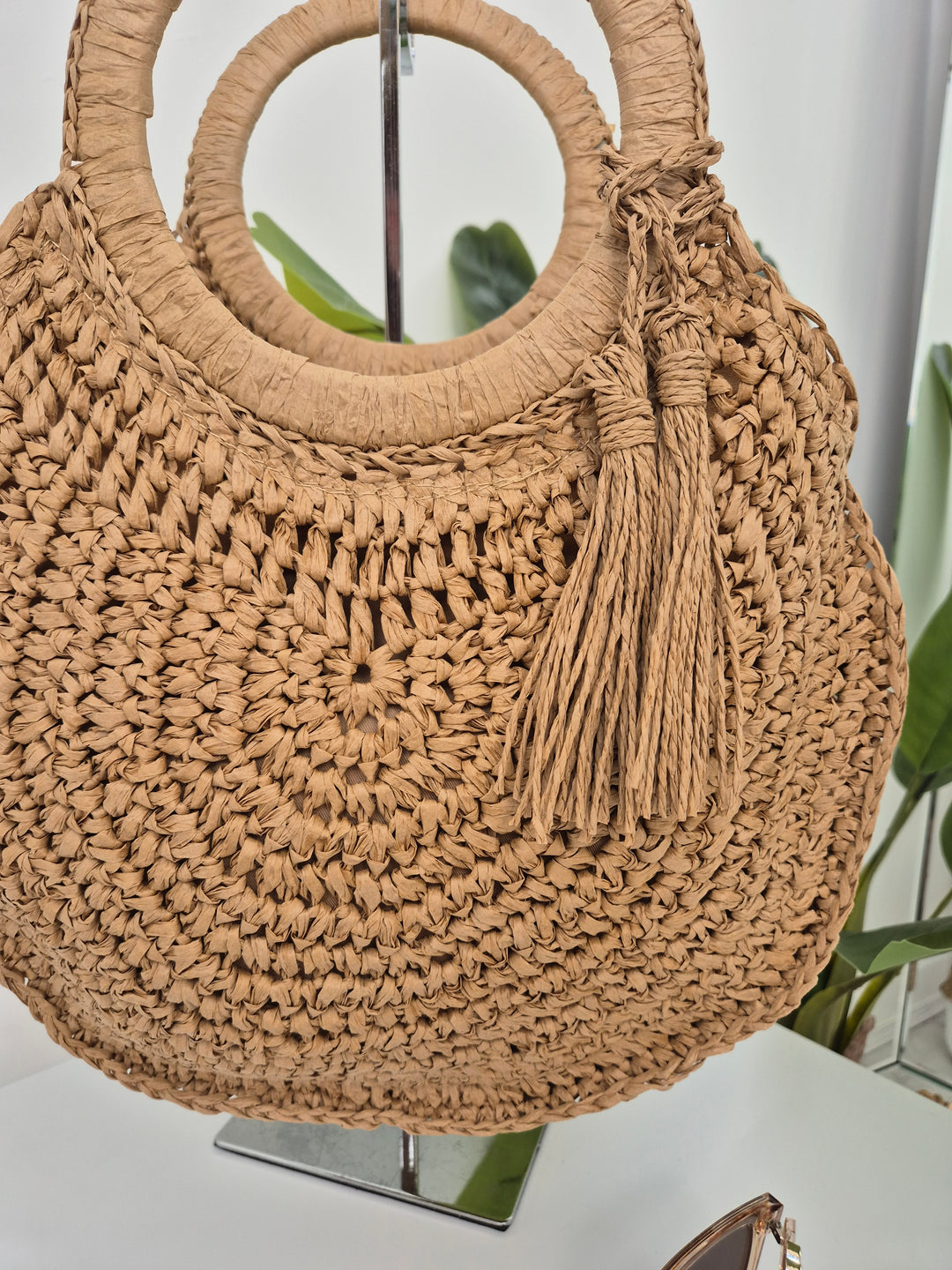 Woven Raffia Bag - (choose your Colour)