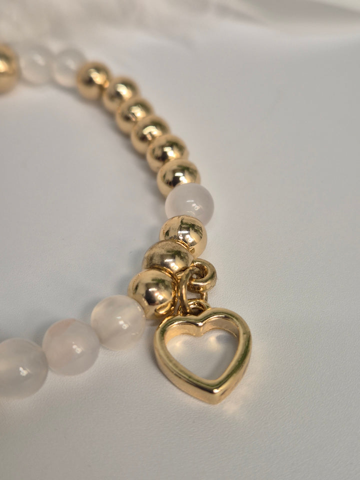 Stacking Bracelets - Hearts (Gold Tone)