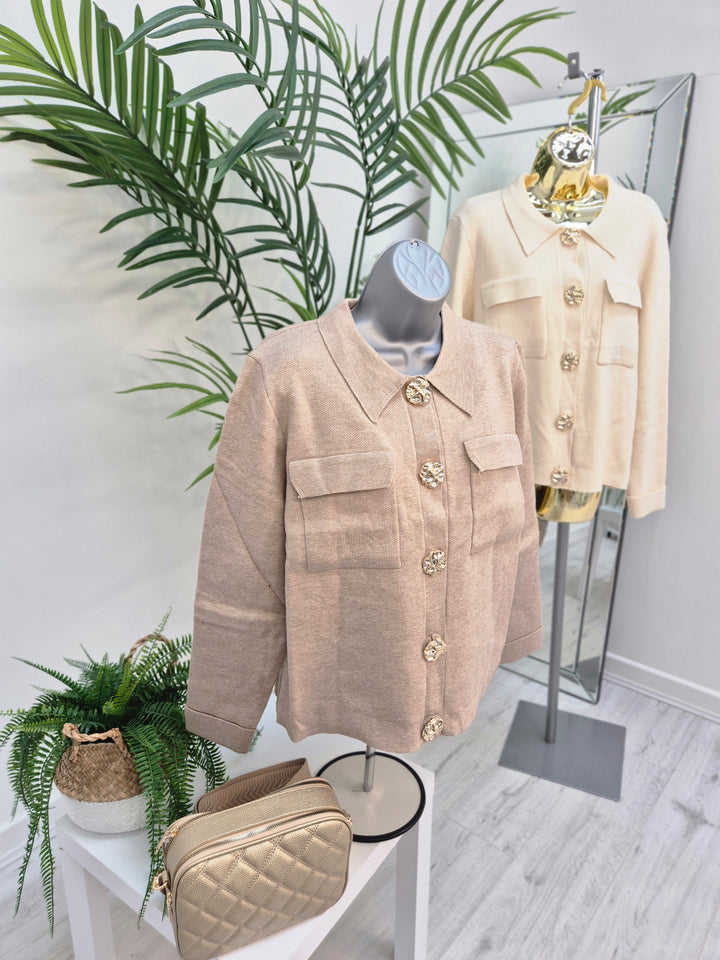 Baroque Buttoned Jacket/Cardigan - (choose your Colour & Size)