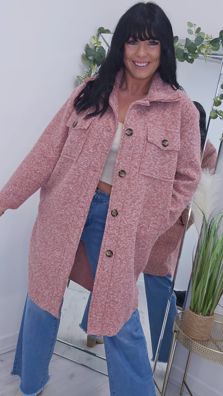 Jessica Longline Shacket - (choose your Colour)
