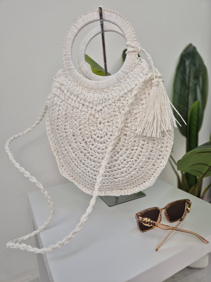 Woven Raffia Bag - (choose your Colour)