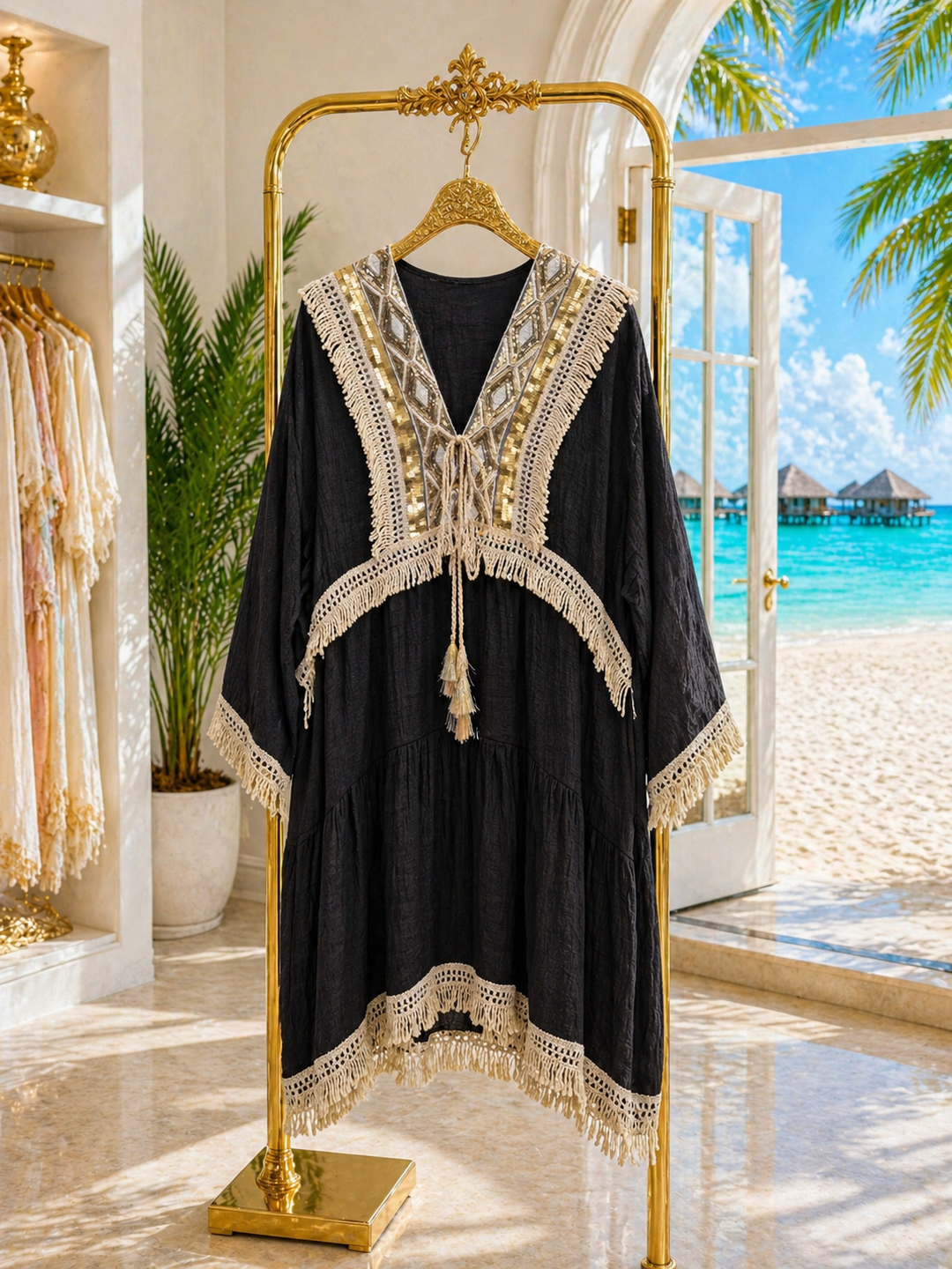 Marbella Beach Dress - One Size/Curvy - fits 14 up to Size 20)