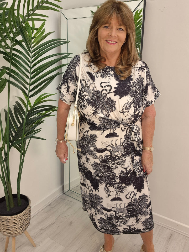Jungle Tie Dress - (choose your Colour)