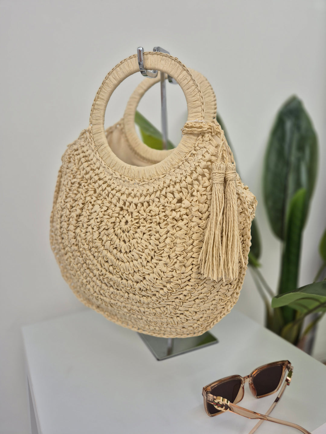 Woven Raffia Bag - (choose your Colour)
