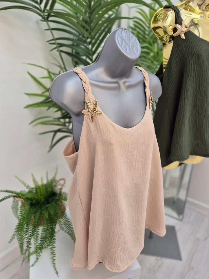 Starfish Plaited Top (choose your Colour)