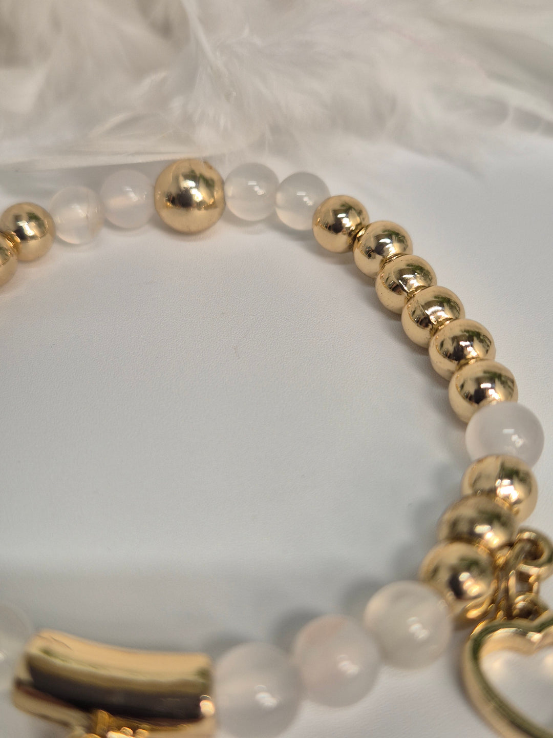 Stacking Bracelets - Hearts (Gold Tone)