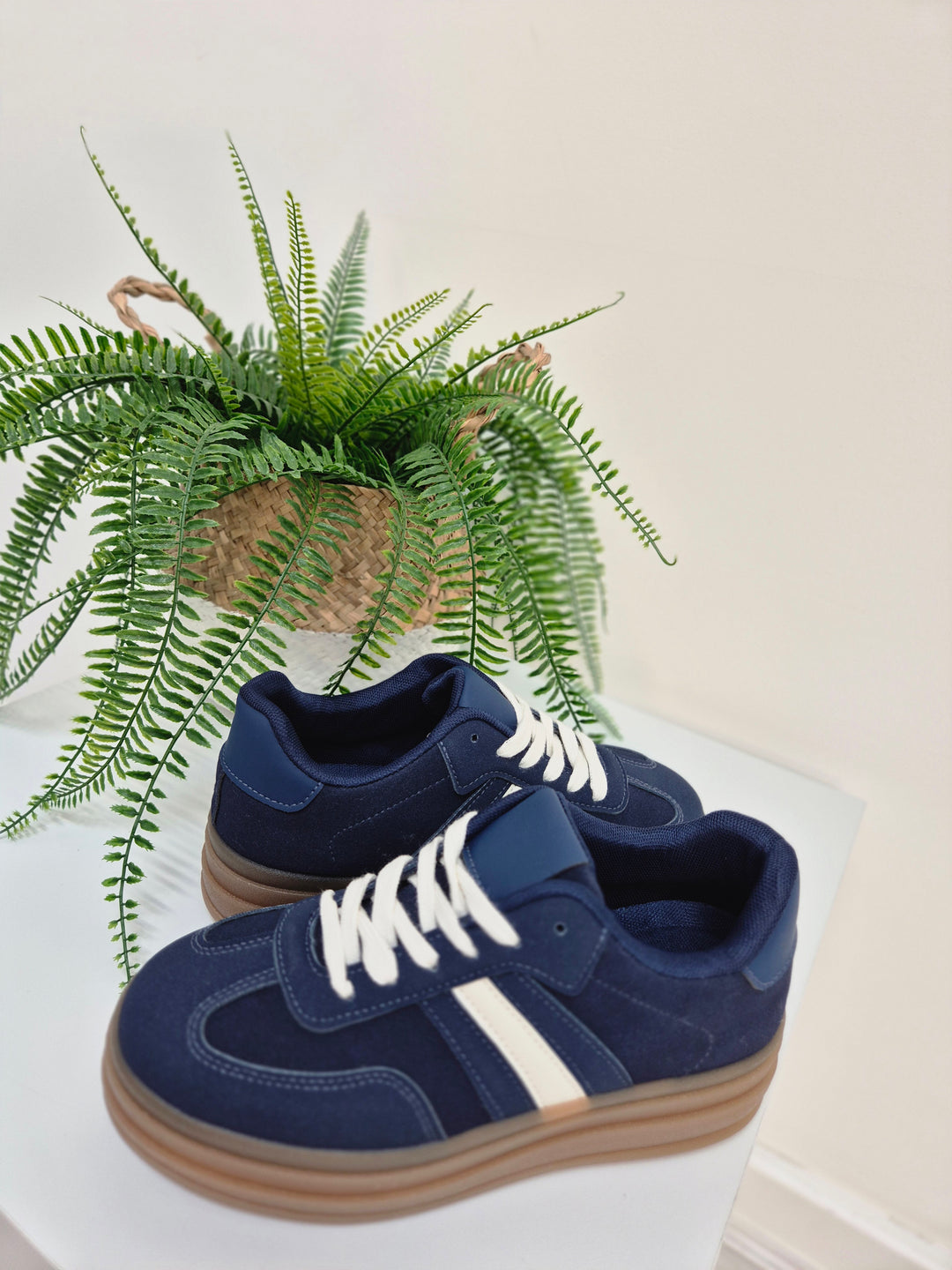 Dakota Chunky Trainers - Blue (choose your Size)
