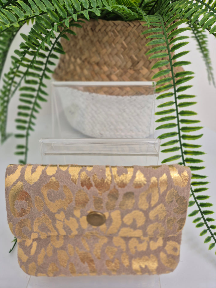 Leather Metallic Purse - (choose your Colour & Size)