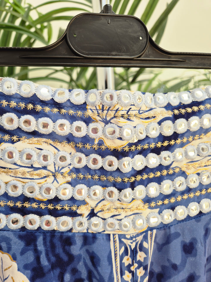 Boho Silk Palazzo Wide Leg Pants - (One Size, fits from Size 10 to Size 16/18) - (choose your Colour)