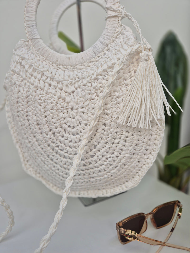 Woven Raffia Bag - (choose your Colour)