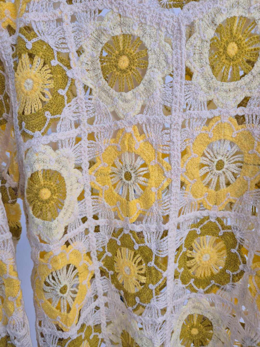 Lemon & Lime Crochet Top - (One Size - fits from Size 10 up to Size 16)