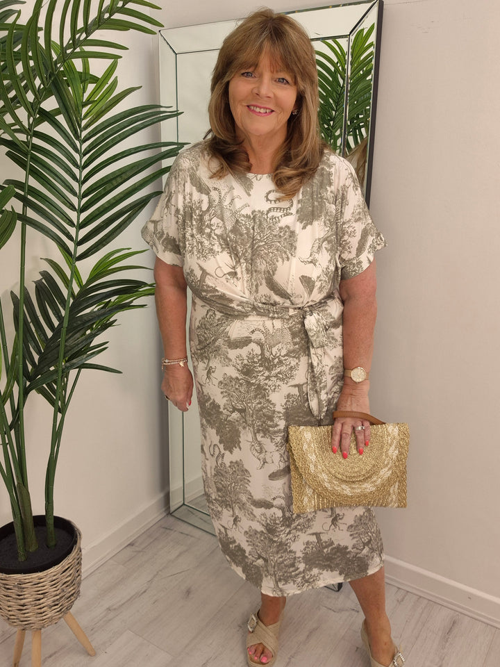 Jungle Tie Dress - (choose your Colour)