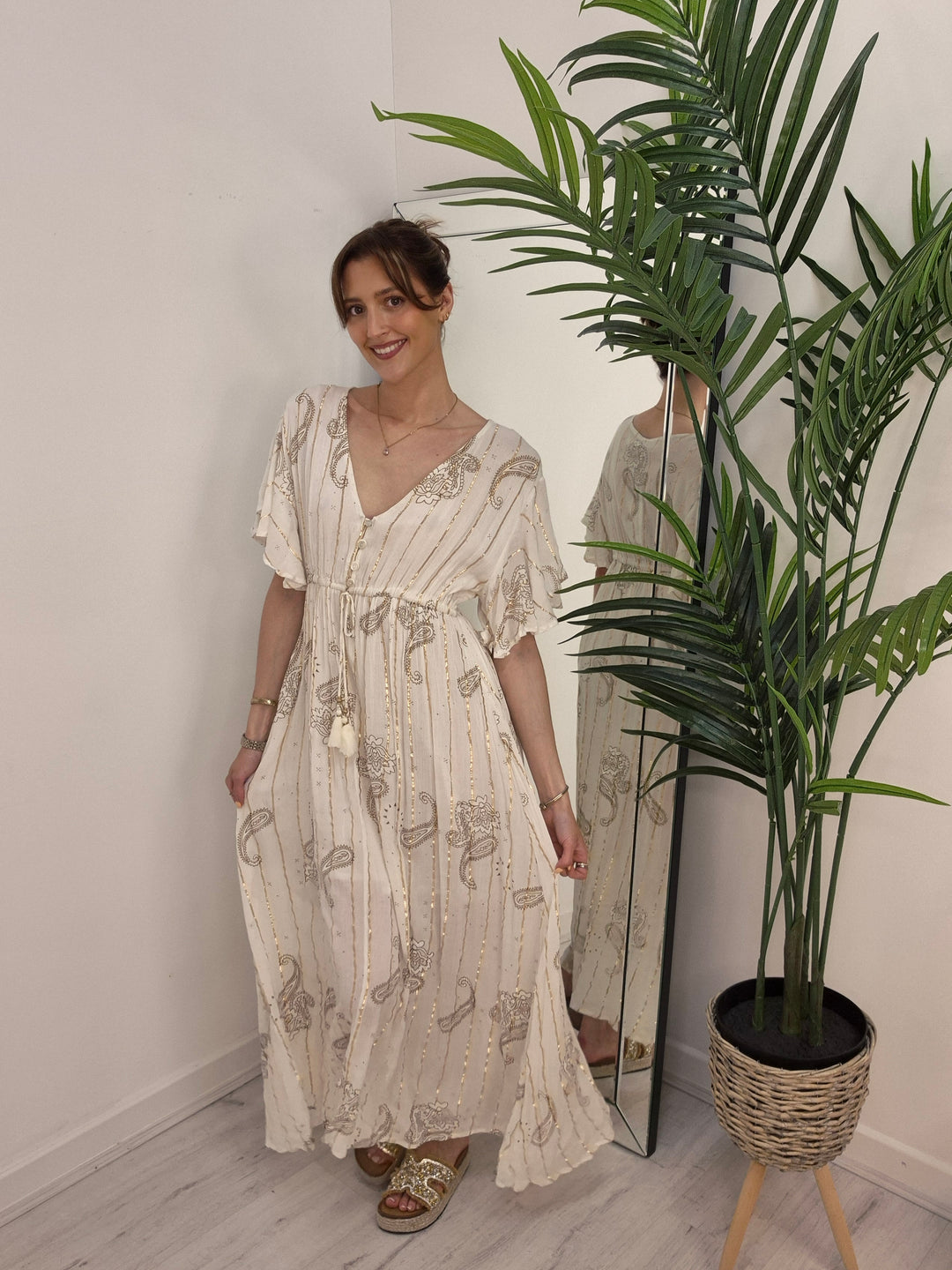 Bali Midi/Maxi Dress - Ivory