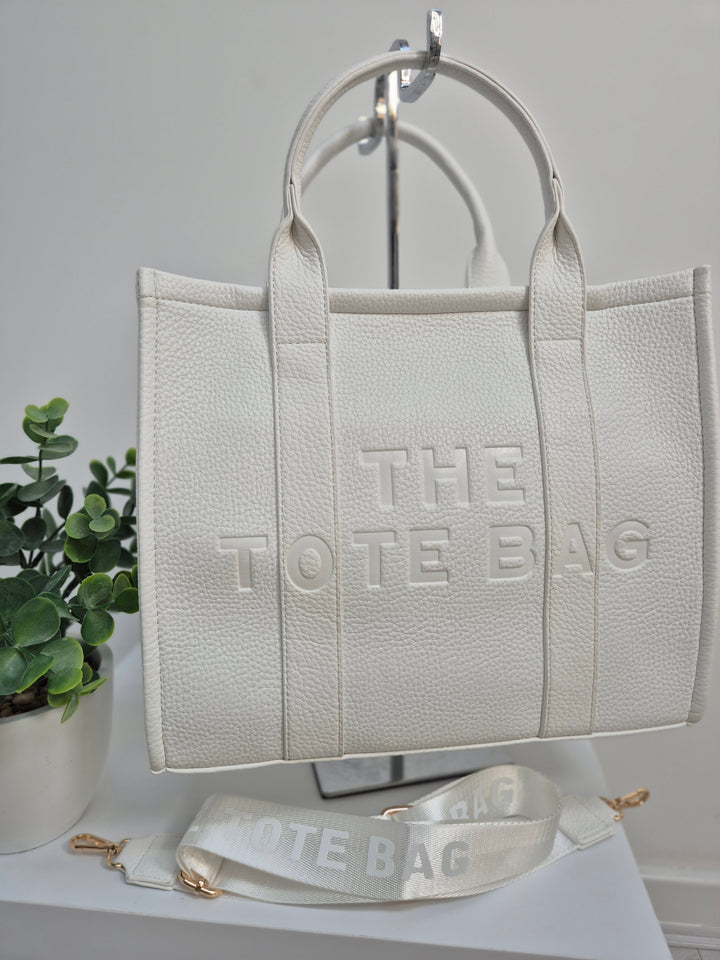 The Tote Bag - Large Size - White