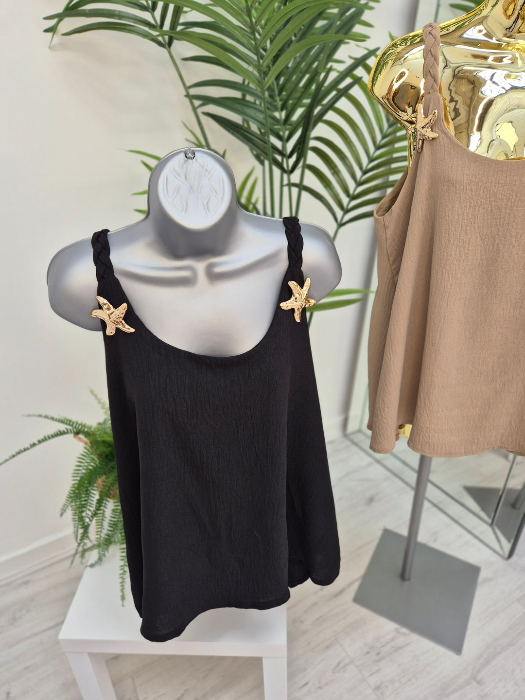 Starfish Plaited Top (choose your Colour)