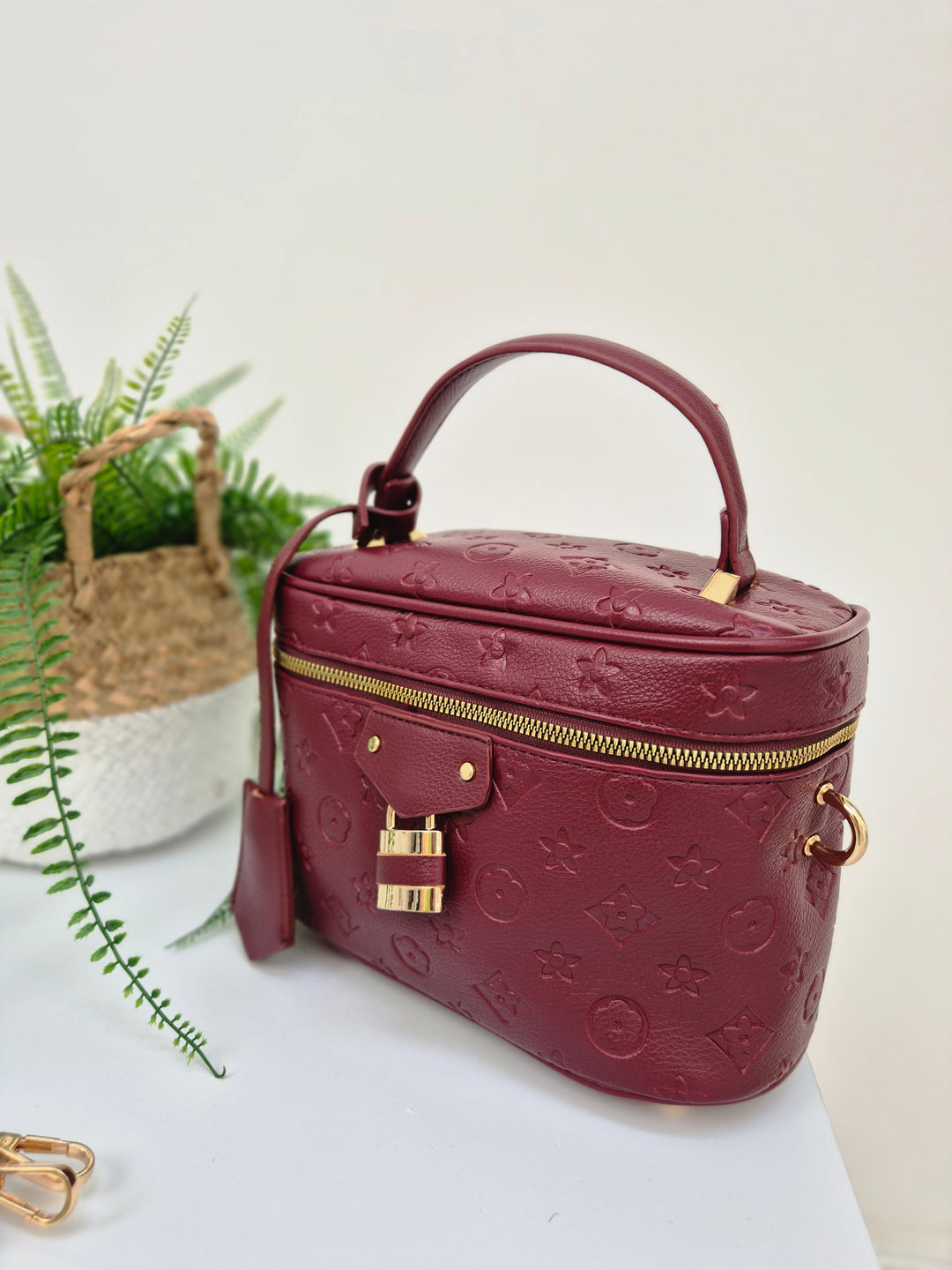Louisa Bucket Bag - Wine