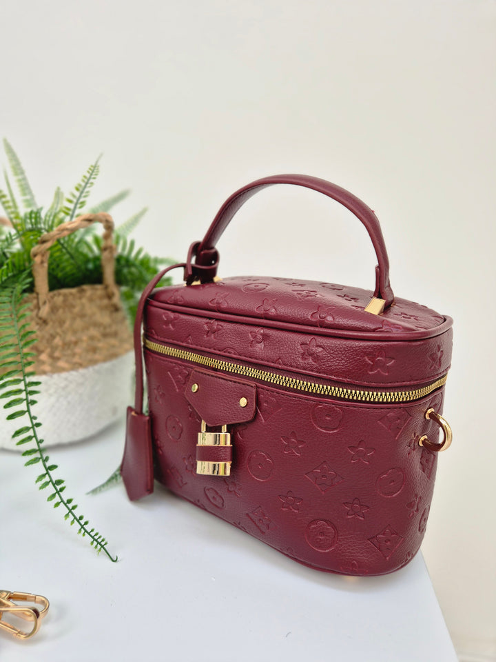 Louisa Bucket Bag - Wine